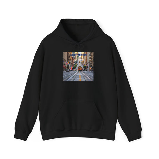 Urban City Street Scene Hoodie