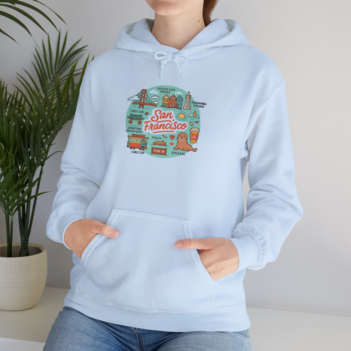 San Francisco Travel Graphic Hoodie