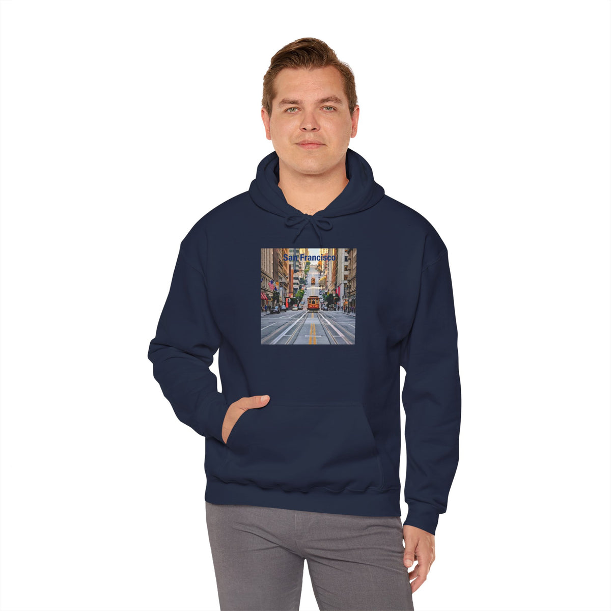 Urban City Street Scene Hoodie