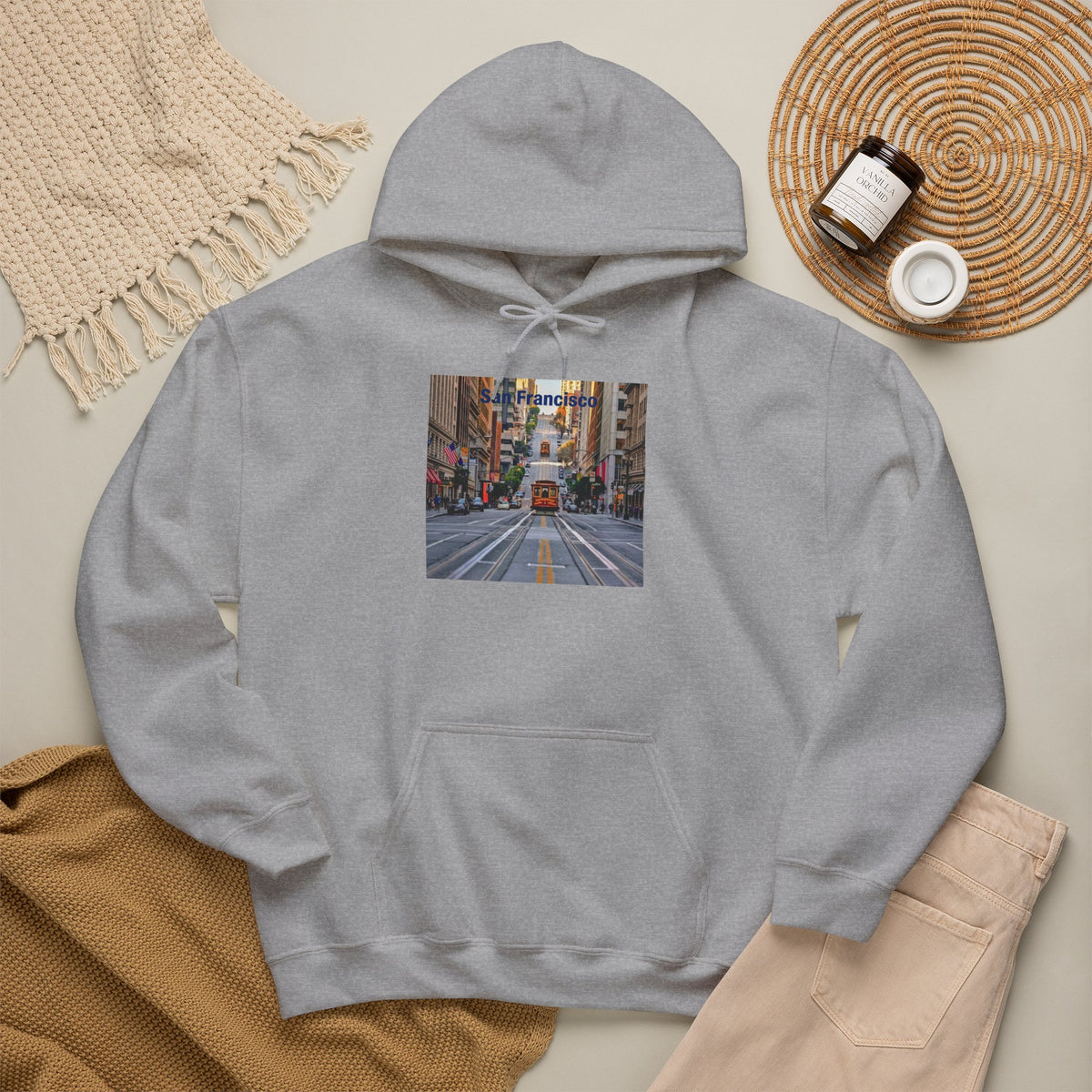 Urban City Street Scene Hoodie
