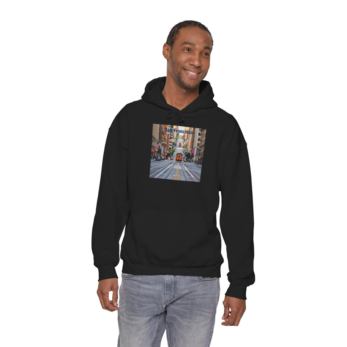 Urban City Street Scene Hoodie