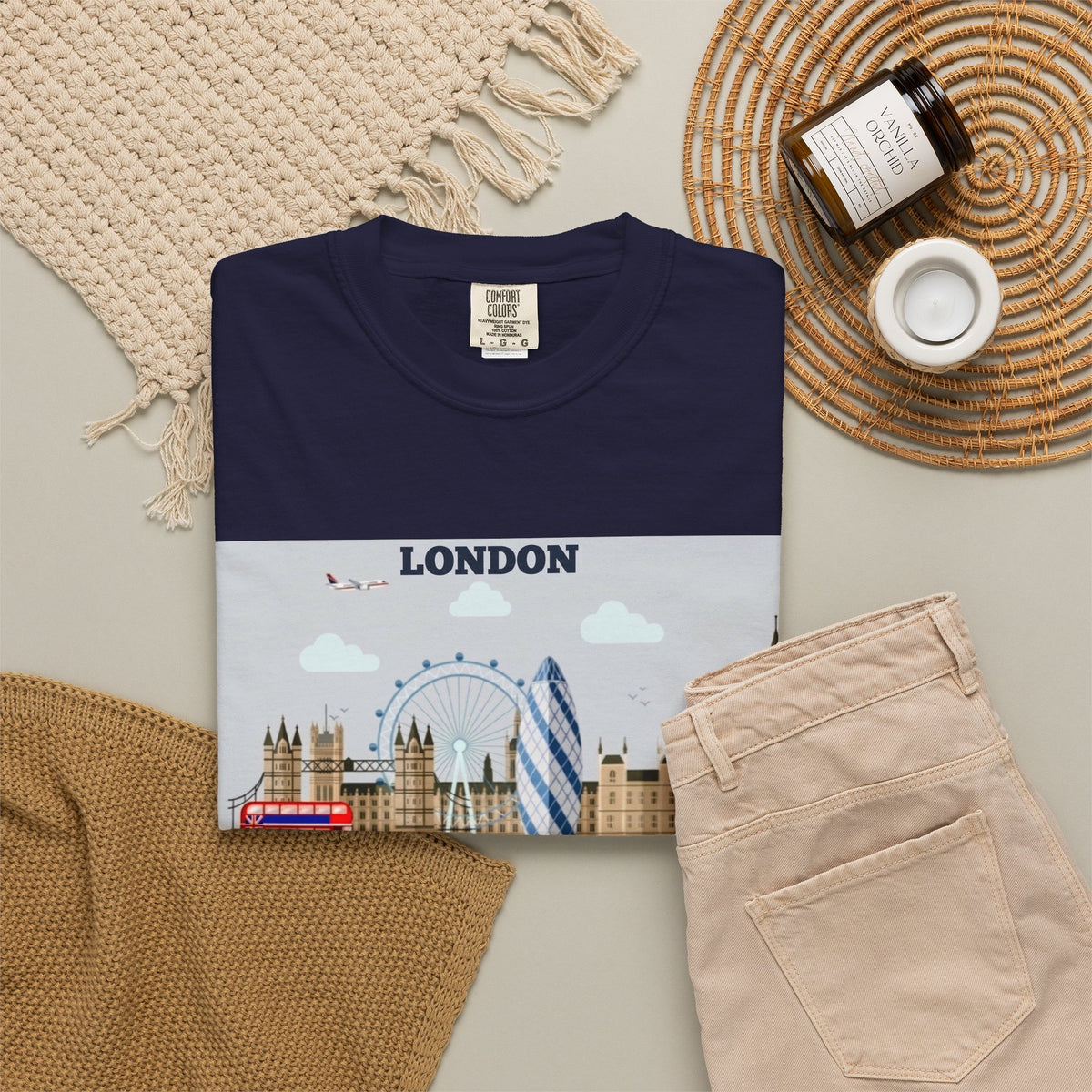 London Skyline Travel T-Shirt