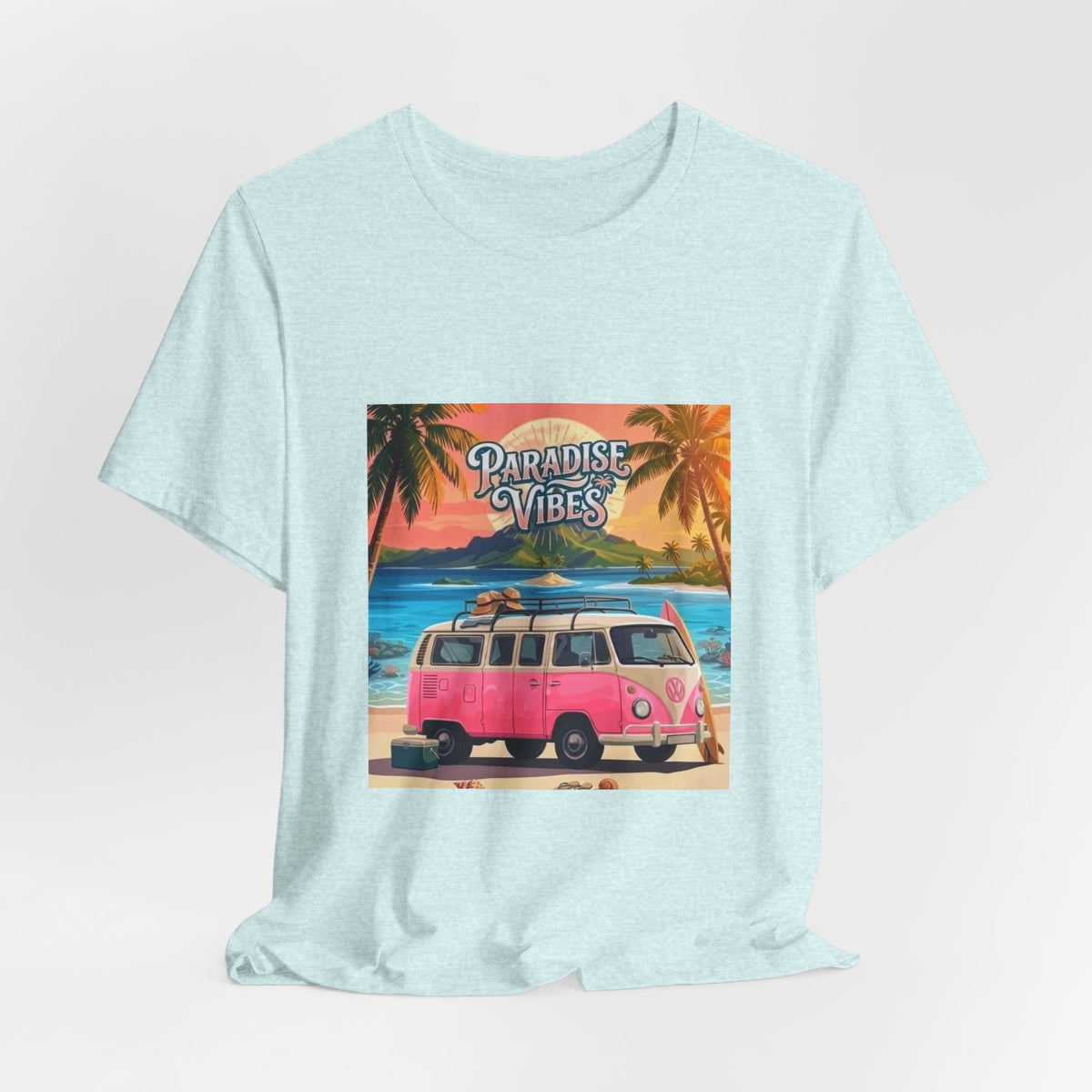 Paradise Vibes Beach Van T-Shirt