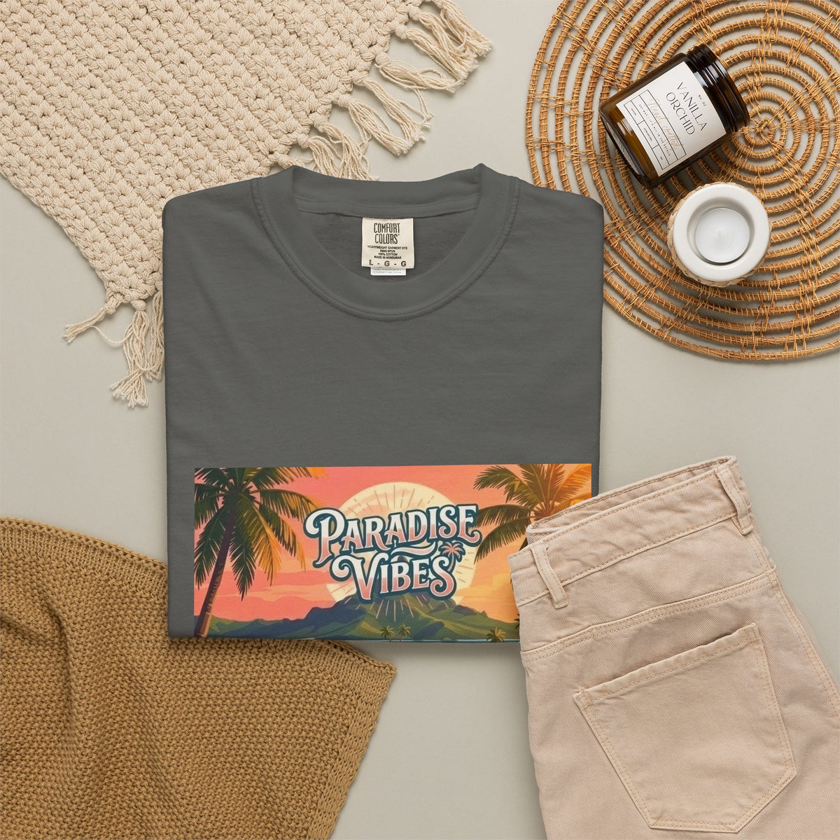 Paradise Vibes Surf Van Men T-Shirt