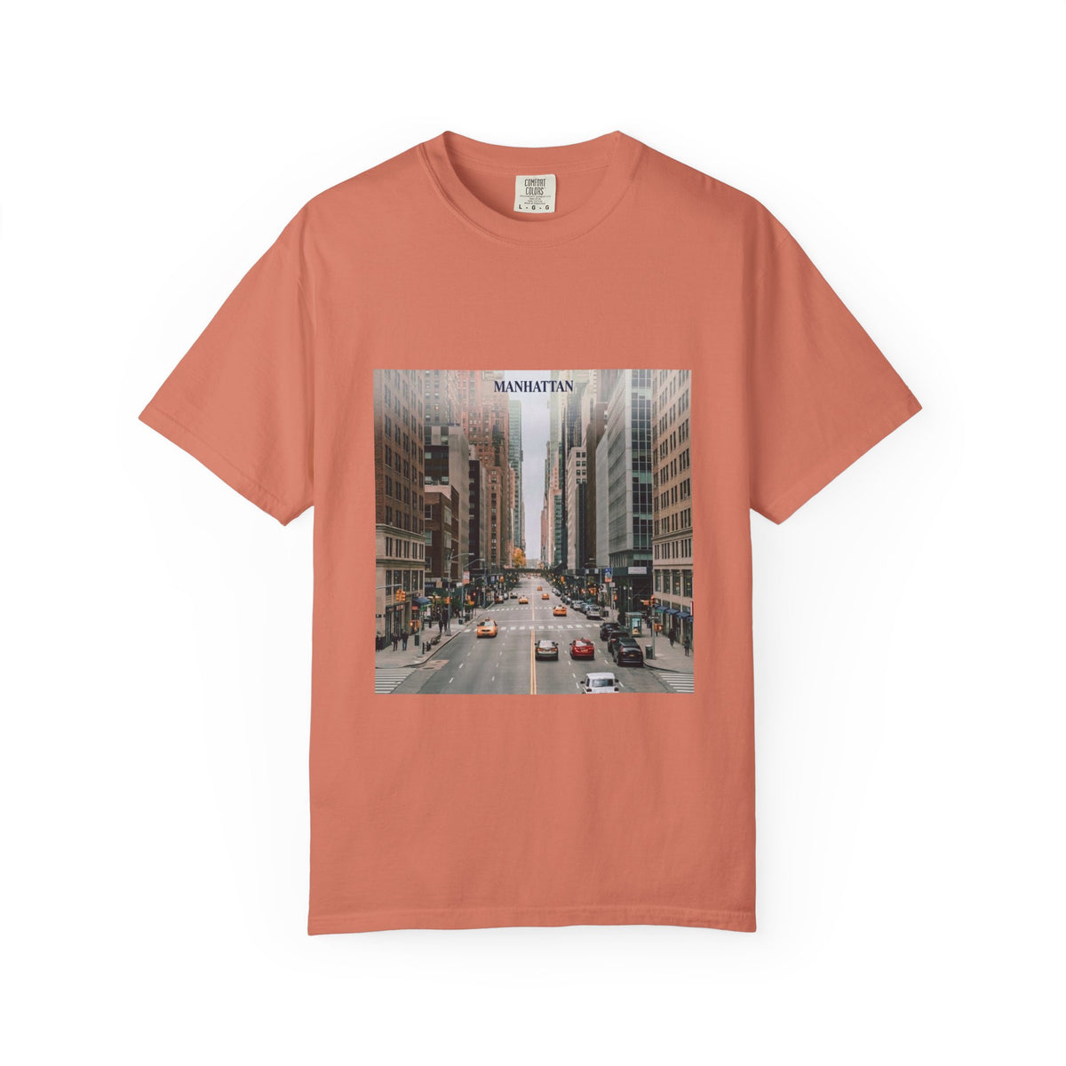 Manhattan Street Photo T-Shirt — Vintage NYC Cityscape Tee