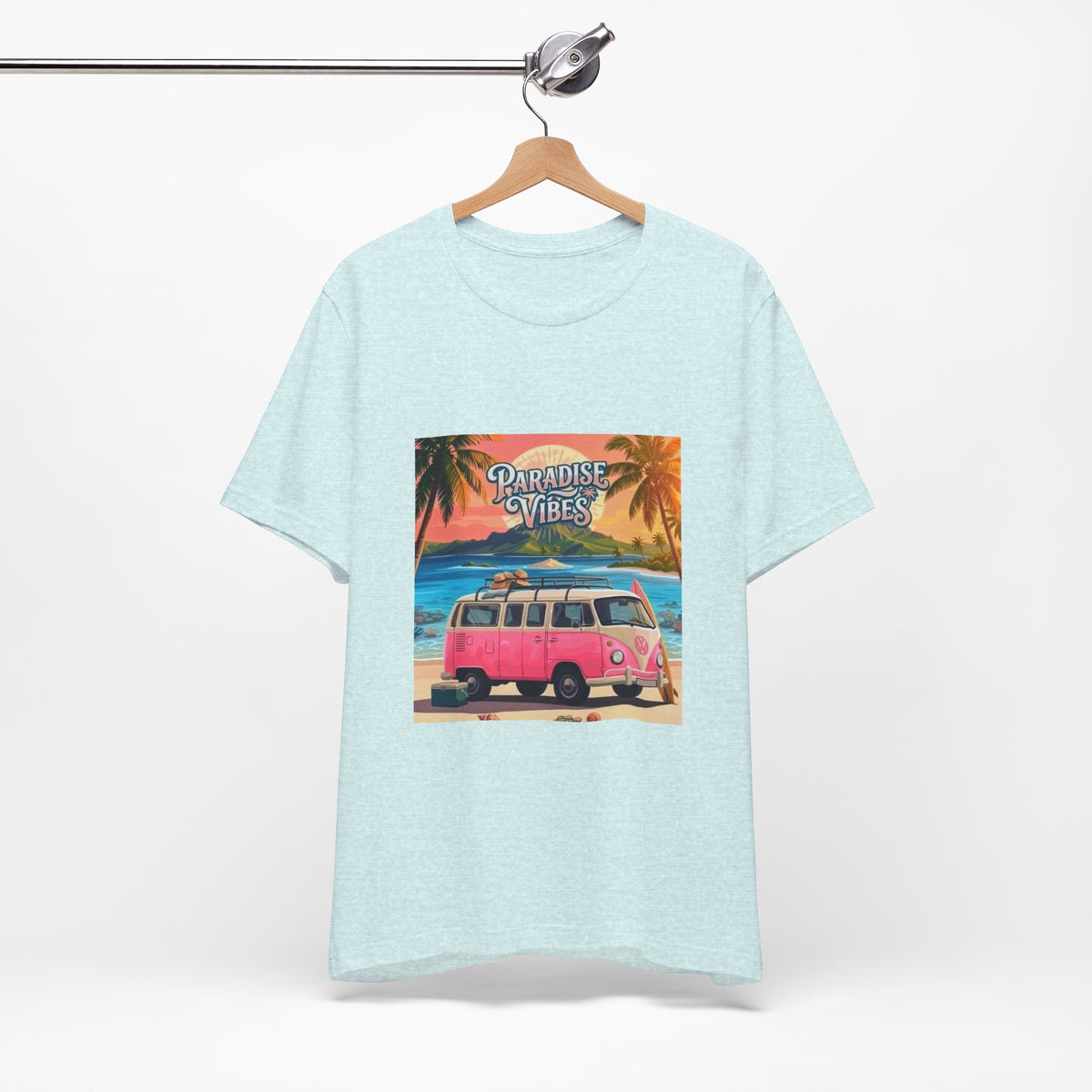 Paradise Vibes Beach Van T-Shirt