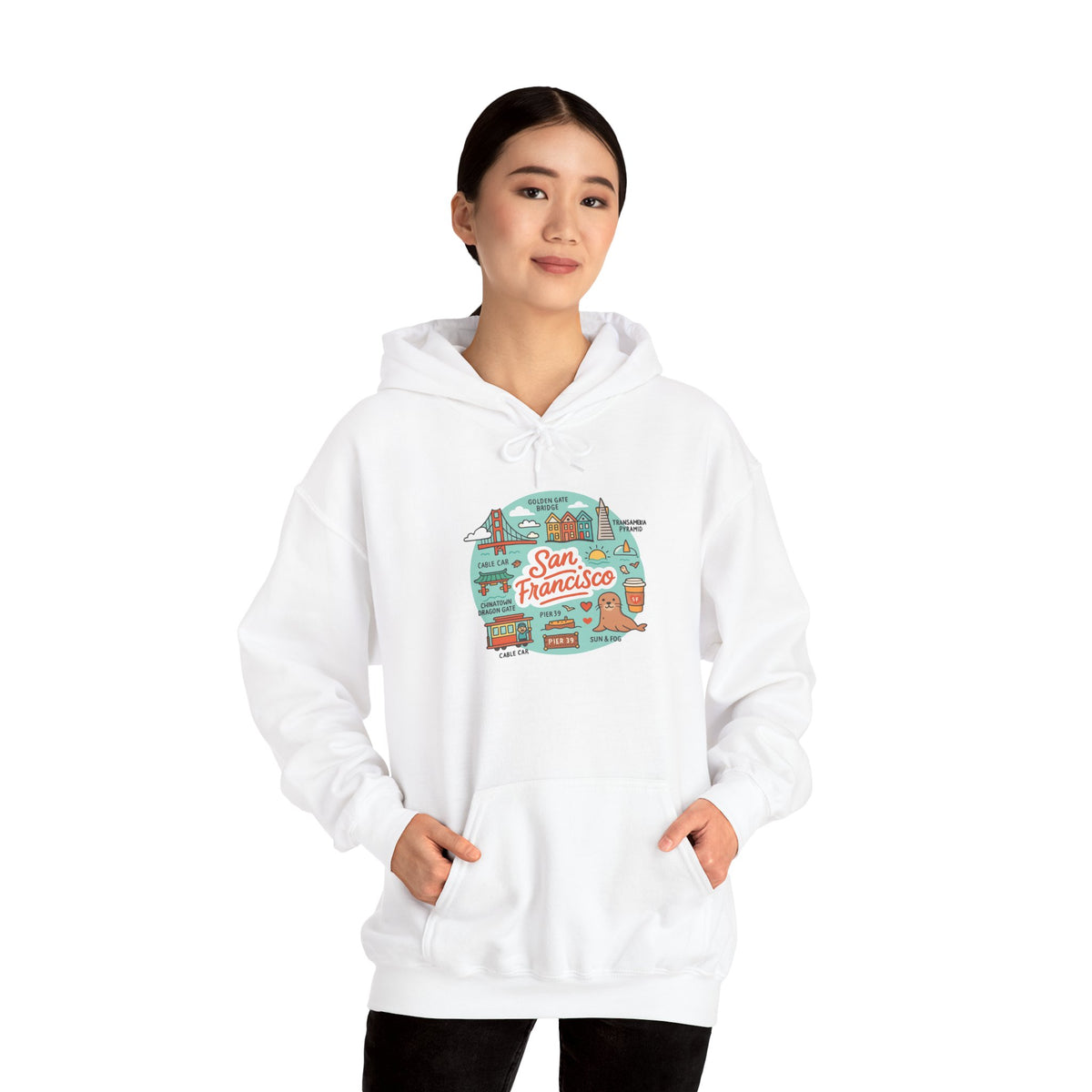 San Francisco Travel Graphic Hoodie