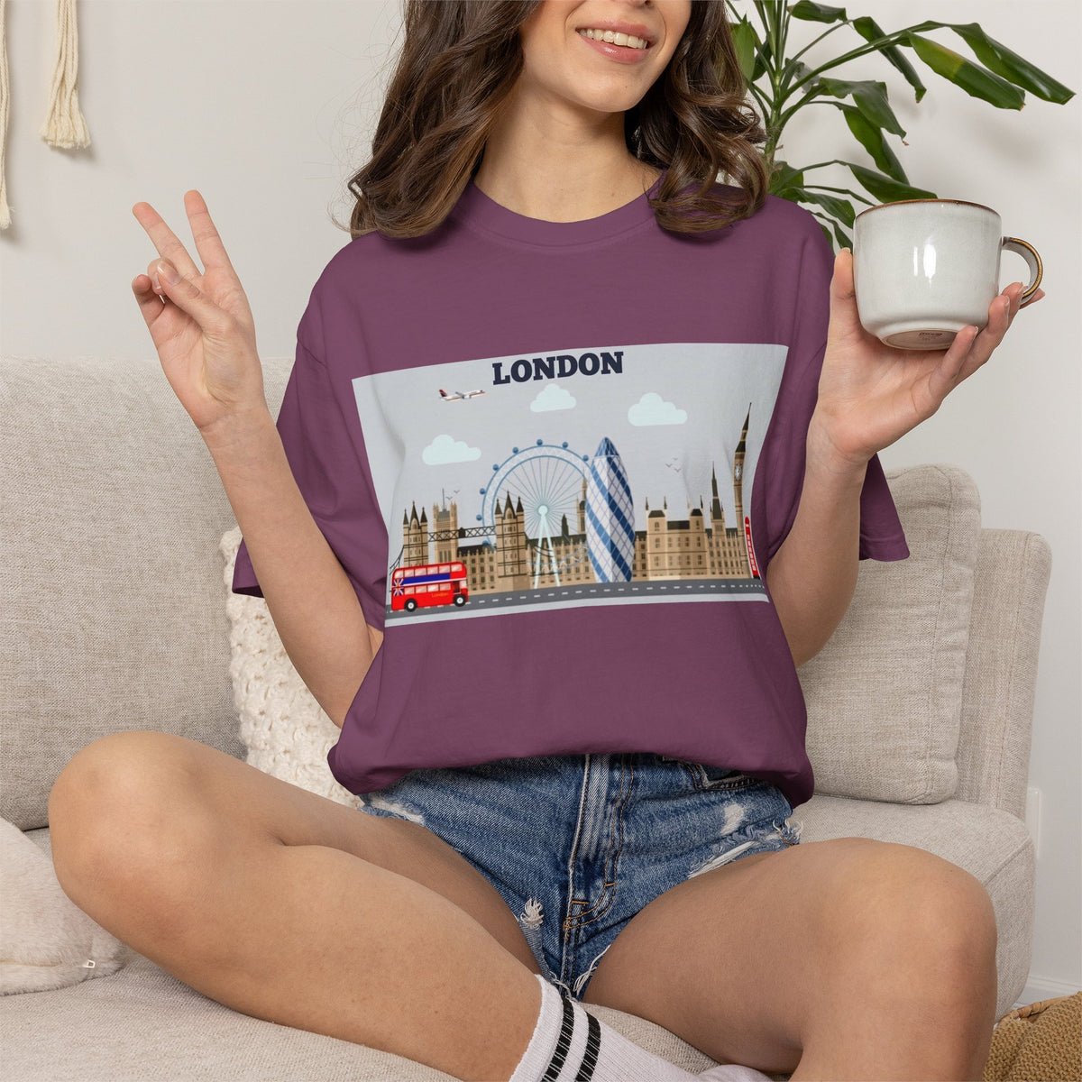 London Skyline Travel T-Shirt