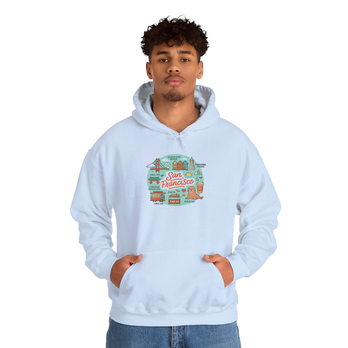 San Francisco Travel Graphic Hoodie