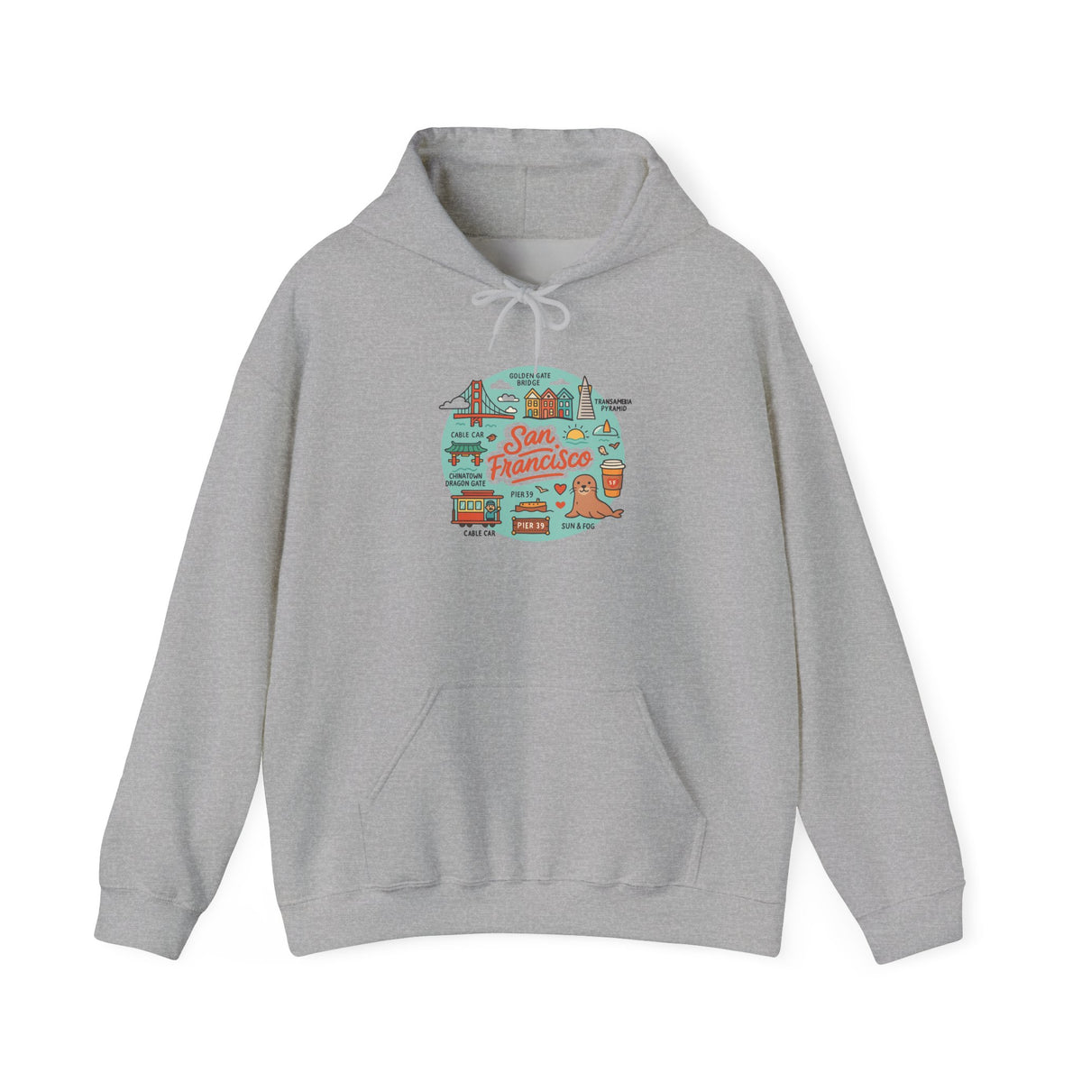 San Francisco Travel Graphic Hoodie