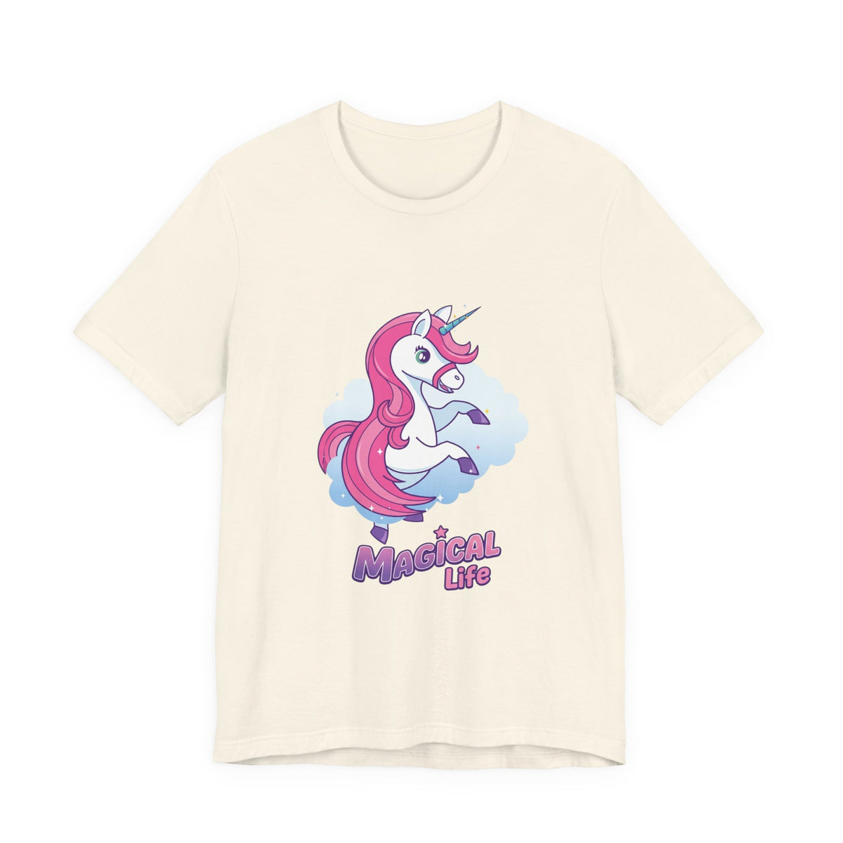 Magical Life Unicorn Tee - Cute Pink Unicorn Graphic T-Shirt for Kids & Teens