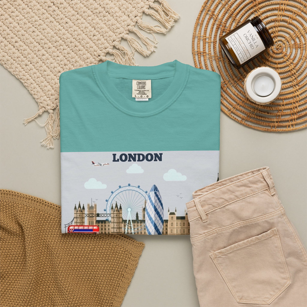 London Skyline Travel T-Shirt