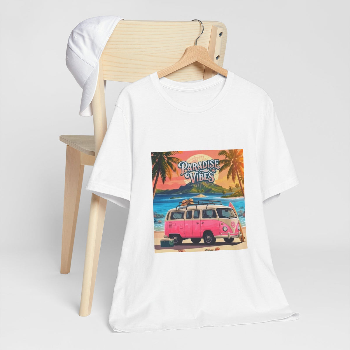 Paradise Vibes Beach Van T-Shirt