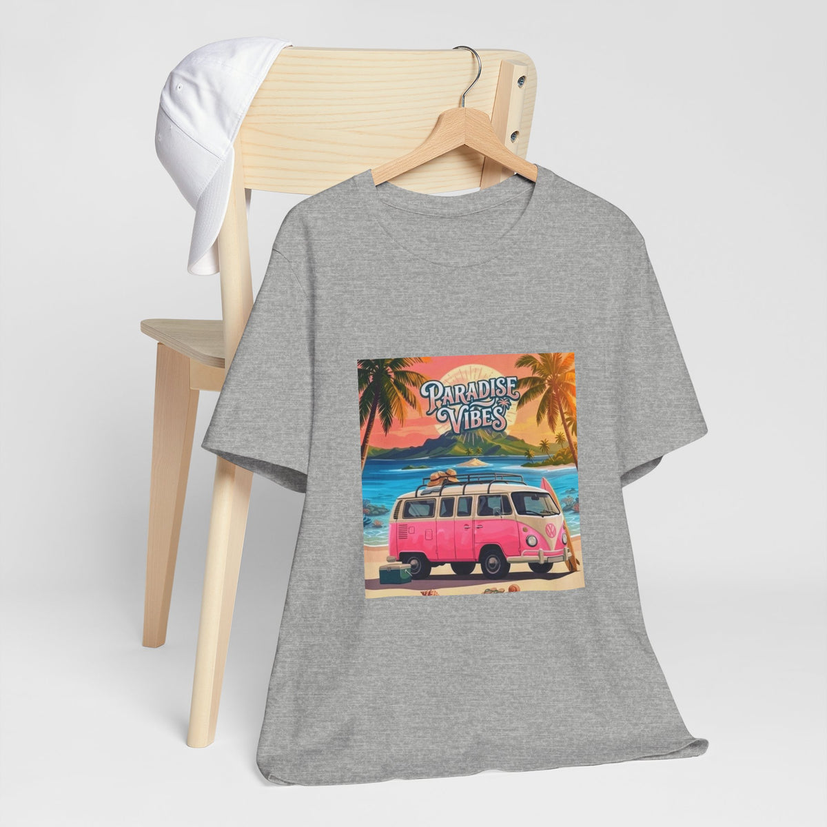 Paradise Vibes Beach Van T-Shirt