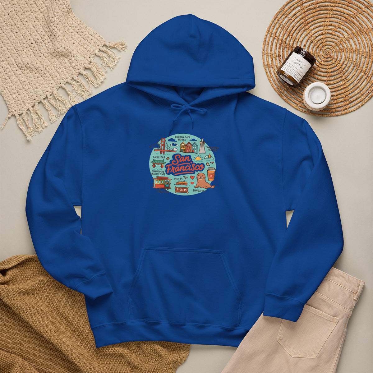 San Francisco Travel Graphic Hoodie