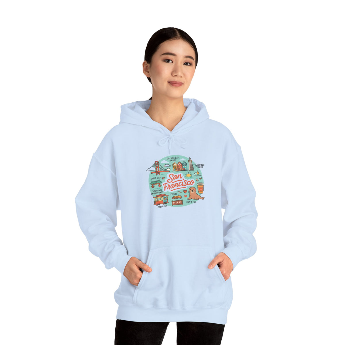 San Francisco Travel Graphic Hoodie