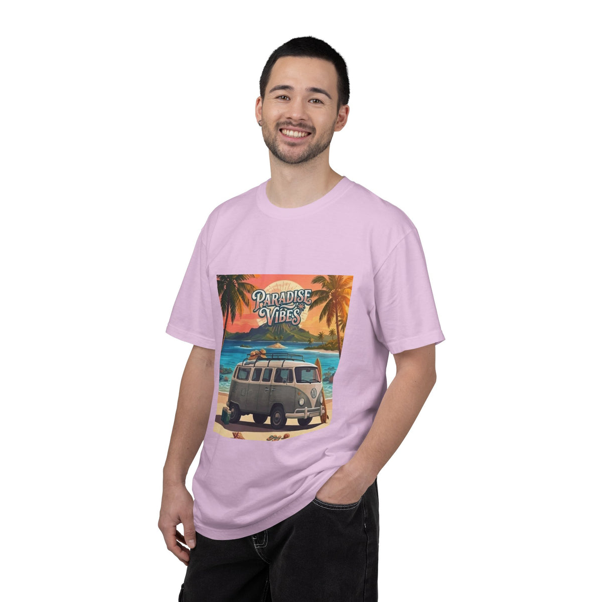 Paradise Vibes Surf Van Men T-Shirt