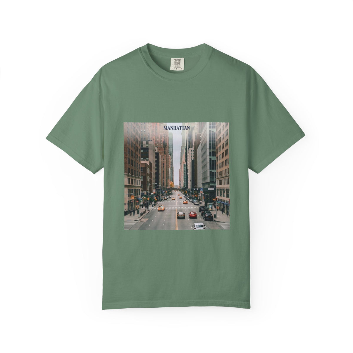Manhattan Street Photo T-Shirt — Vintage NYC Cityscape Tee