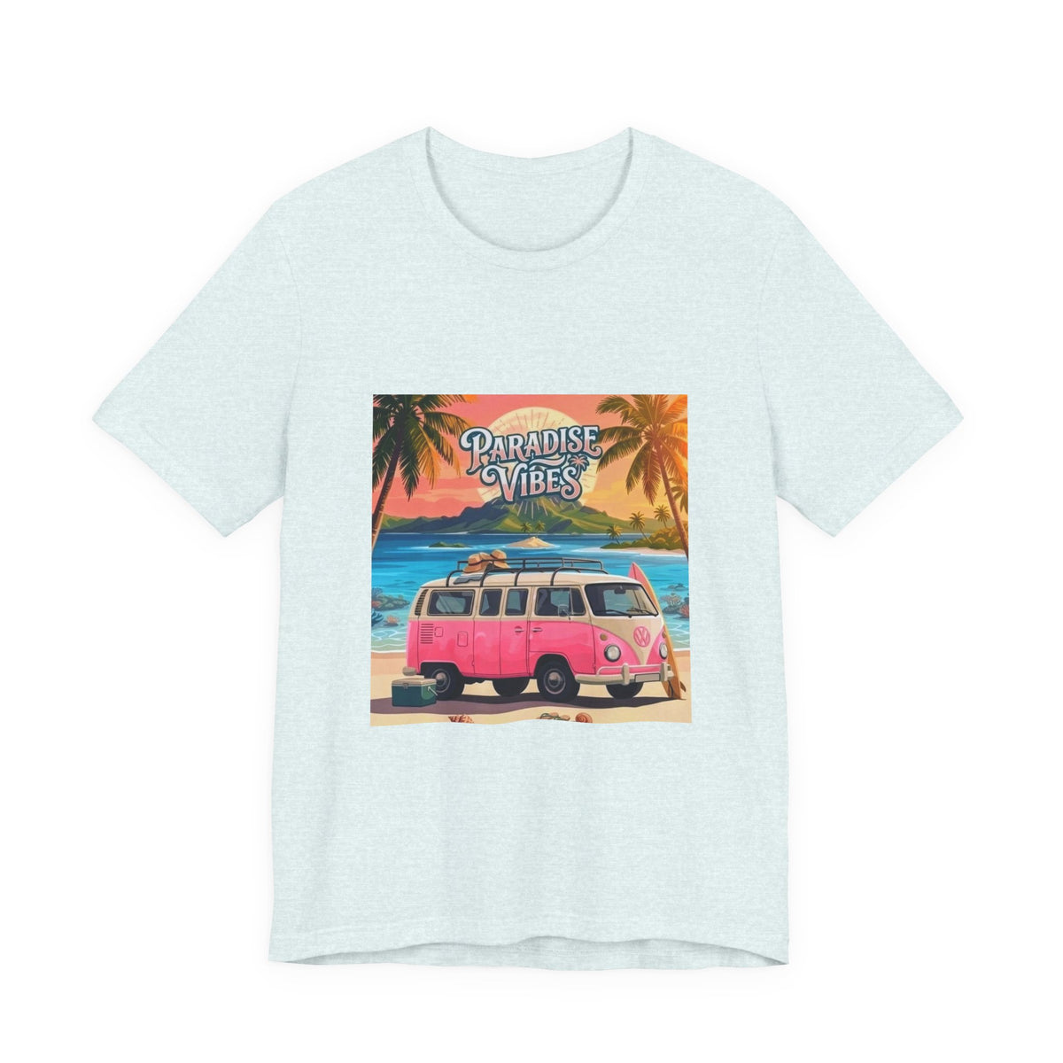 Paradise Vibes Beach Van T-Shirt