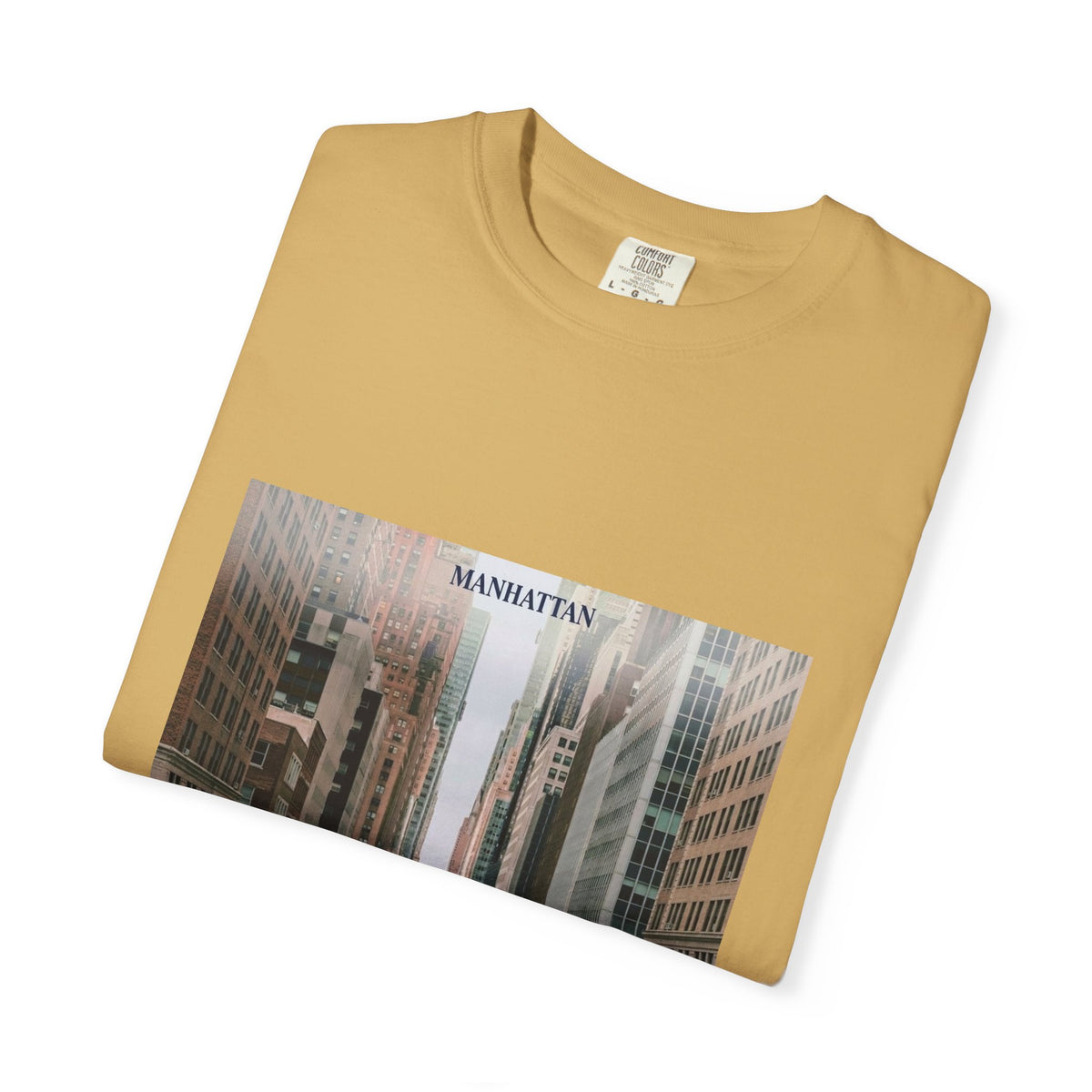 Manhattan Street Photo T-Shirt — Vintage NYC Cityscape Tee