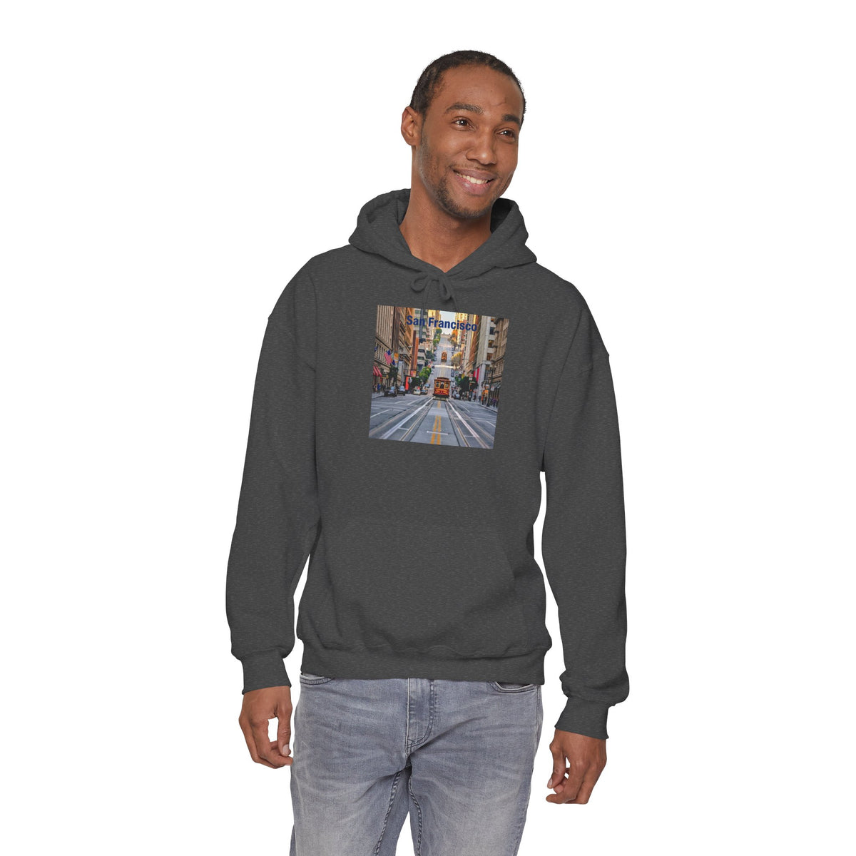 Urban City Street Scene Hoodie