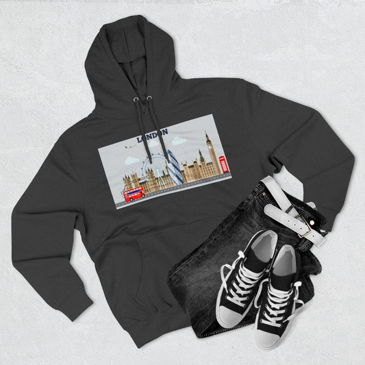 City Skyline Graphic Hoodie