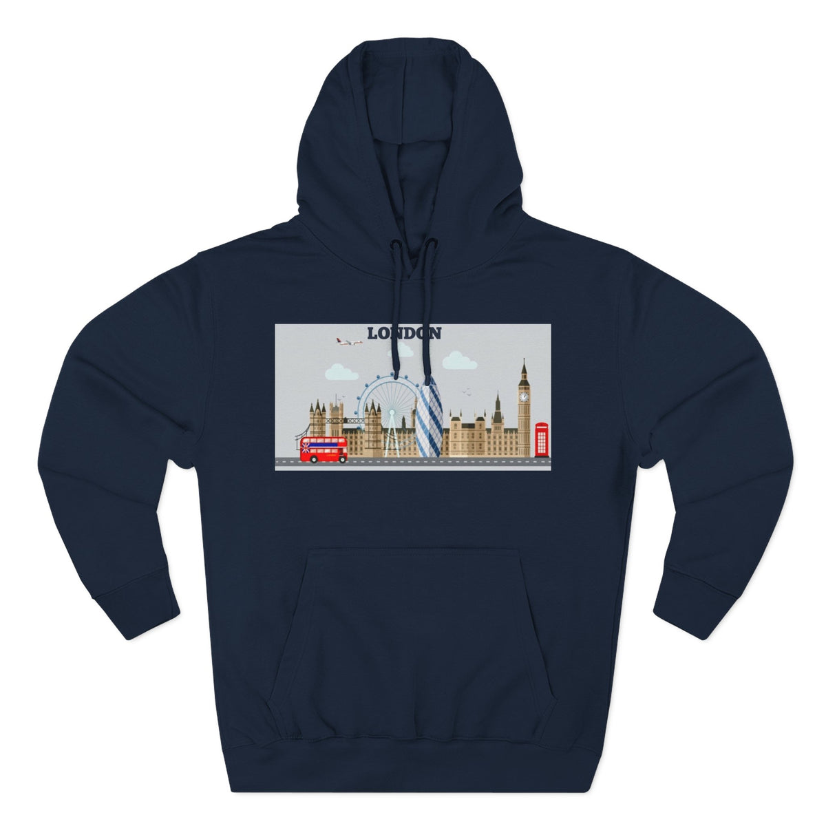 City Skyline Graphic Hoodie
