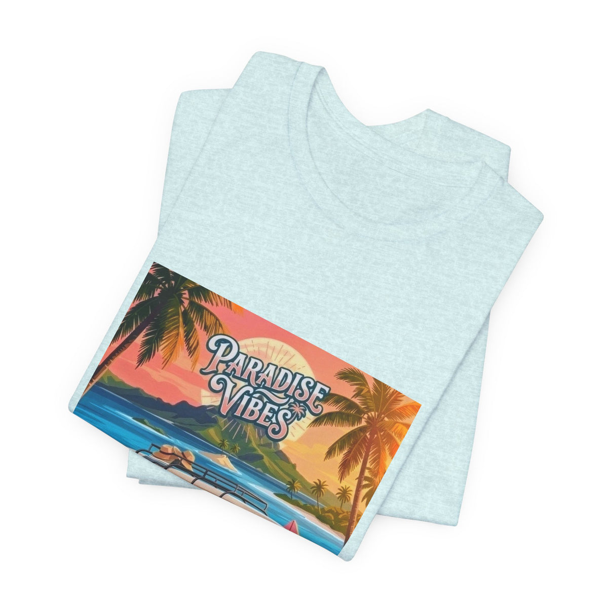 Paradise Vibes Beach Van T-Shirt