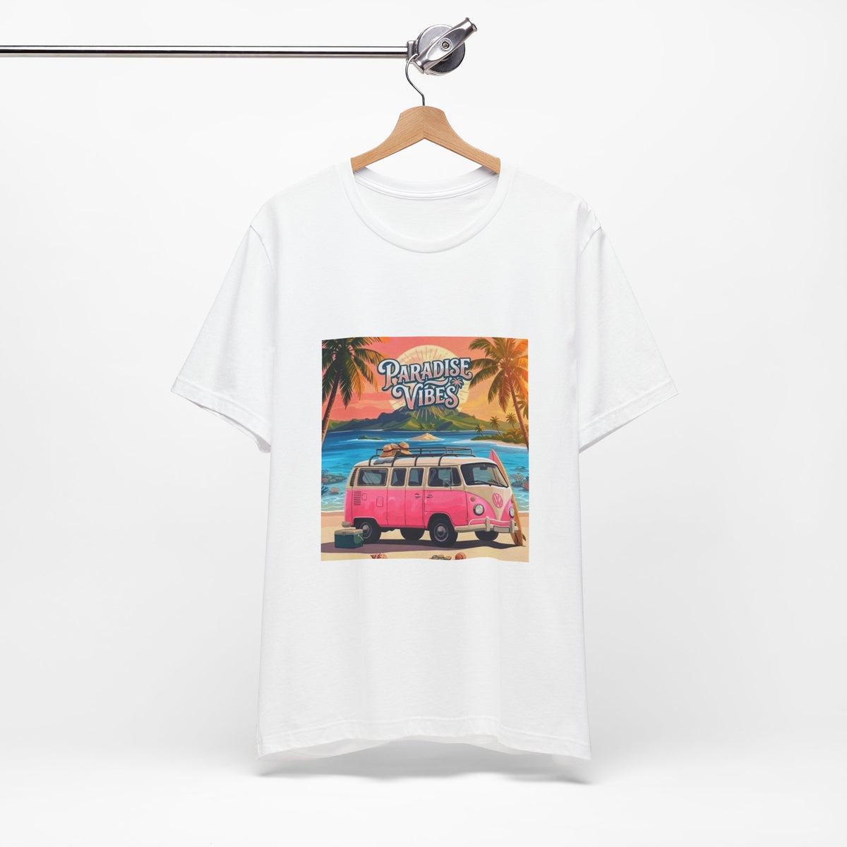 Paradise Vibes Beach Van T-Shirt