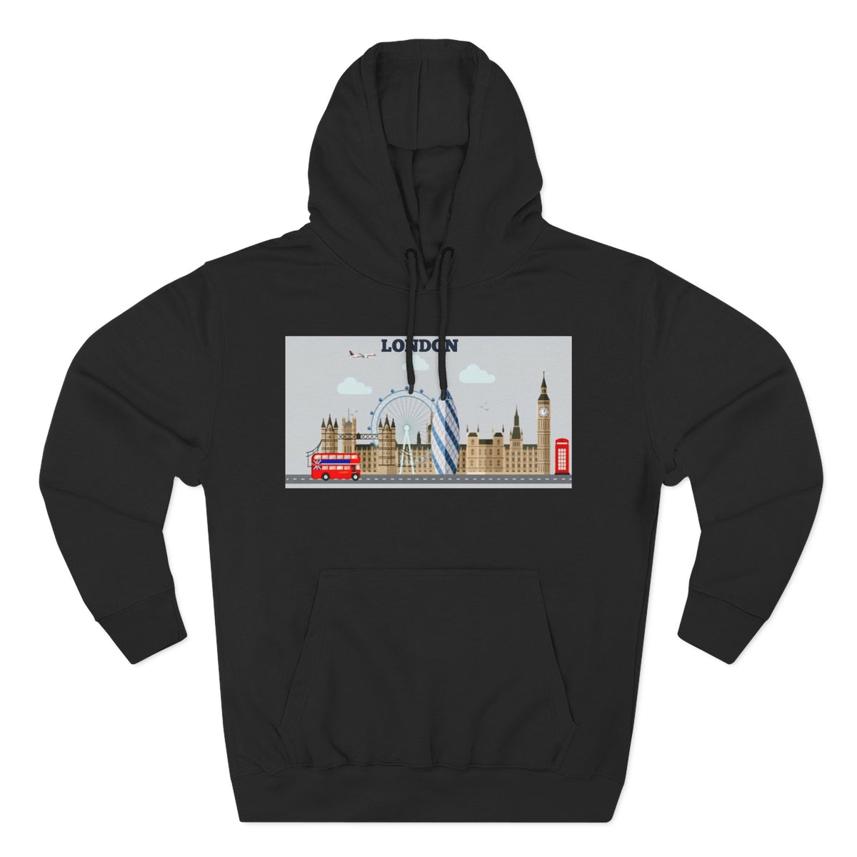 City Skyline Graphic Hoodie