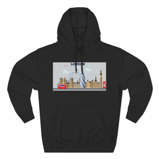 City Skyline Graphic Hoodie