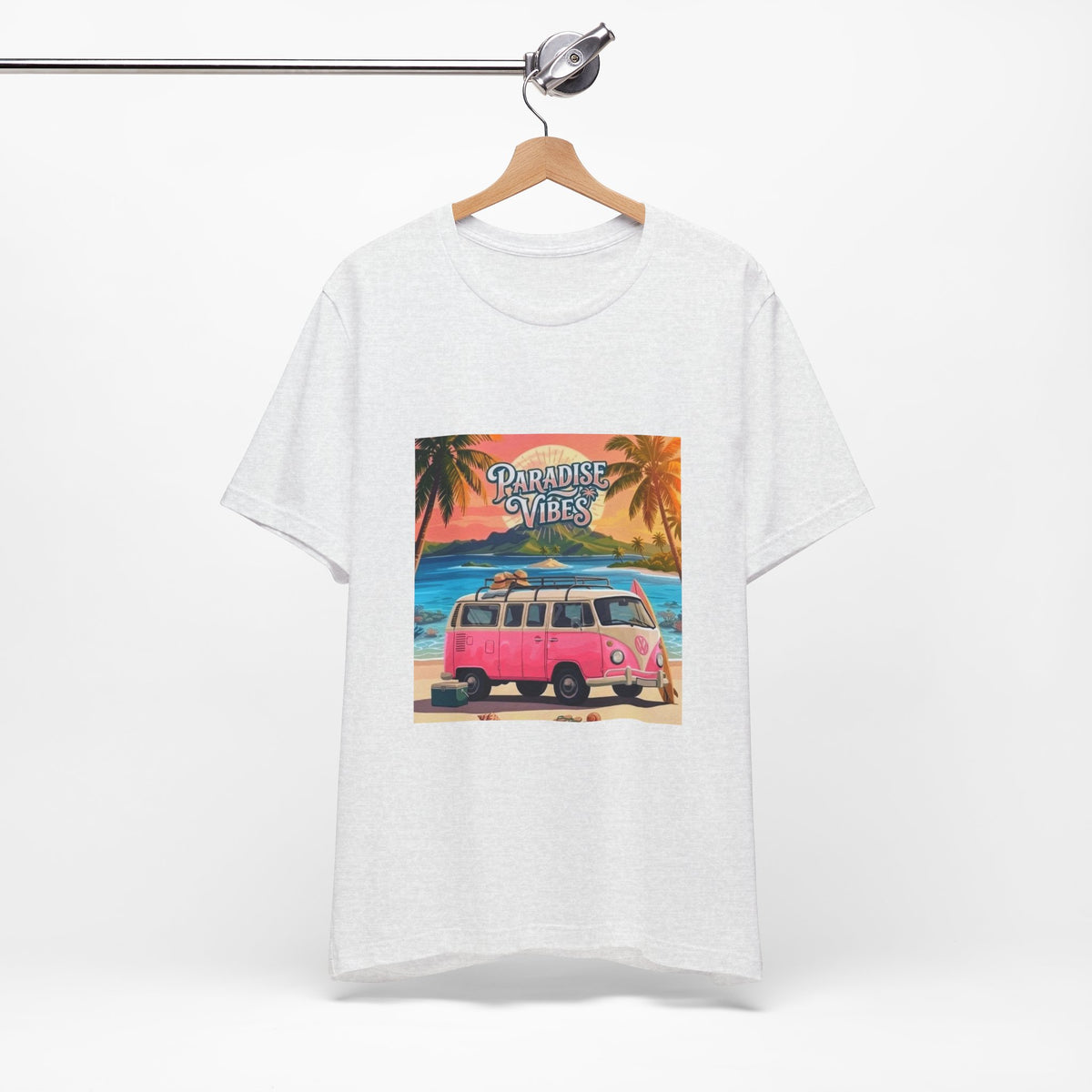 Paradise Vibes Beach Van T-Shirt