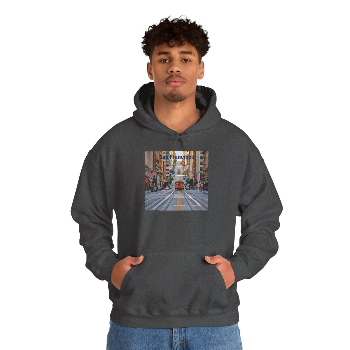 Urban City Street Scene Hoodie