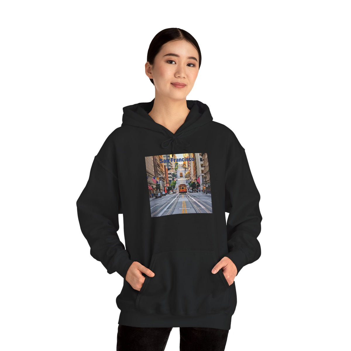 Urban City Street Scene Hoodie