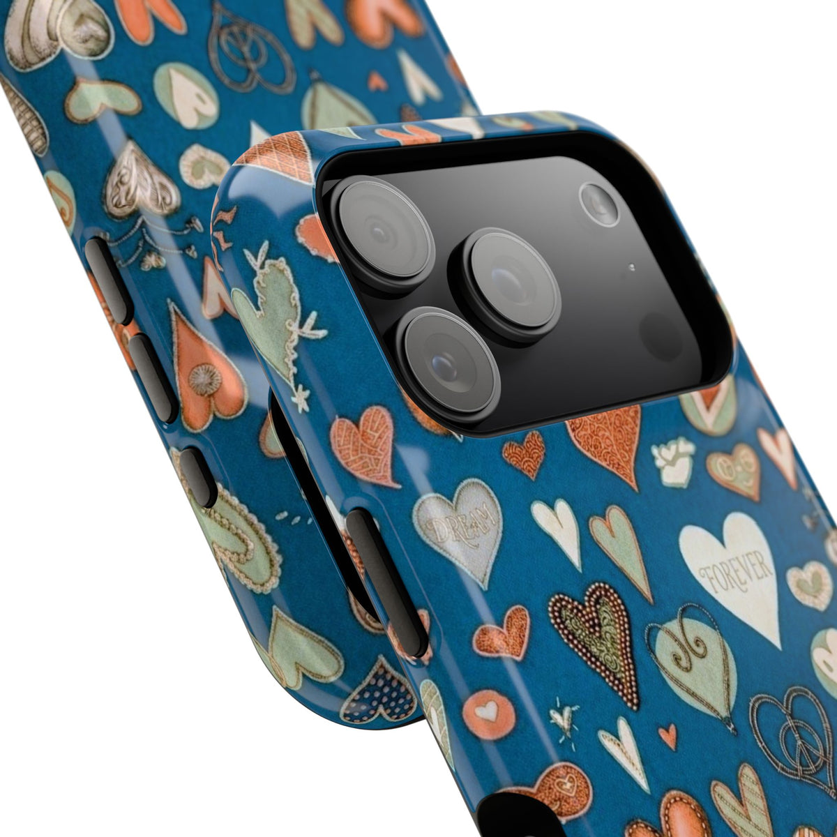 Heart Pattern Magnetic Phone Case