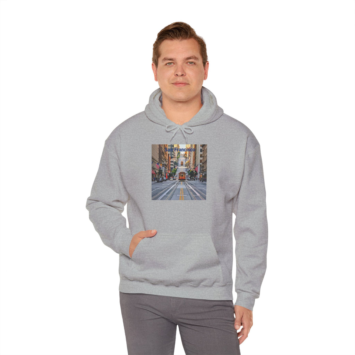 Urban City Street Scene Hoodie