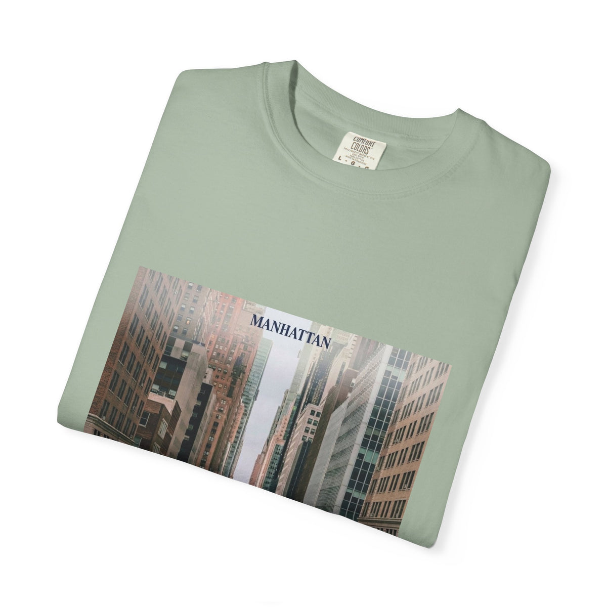 Manhattan Street Photo T-Shirt — Vintage NYC Cityscape Tee