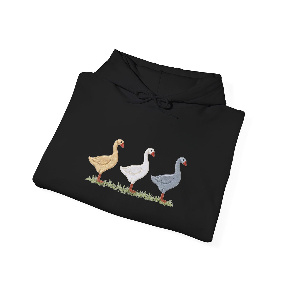 Unisex Duck Graphic Hoodie – Cozy Bird Lover Sweatshirt, Casual Pullover Hoodie