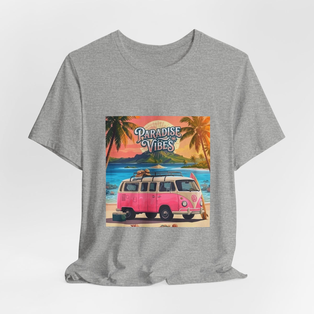 Paradise Vibes Beach Van T-Shirt
