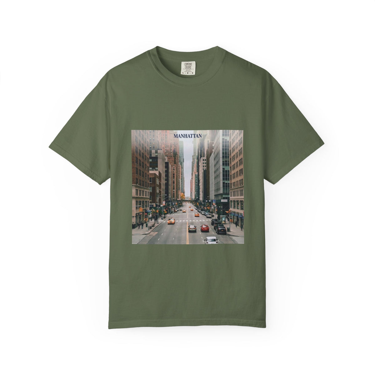 Manhattan Street Photo T-Shirt — Vintage NYC Cityscape Tee