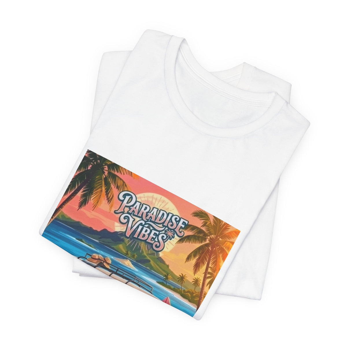 Paradise Vibes Beach Van T-Shirt