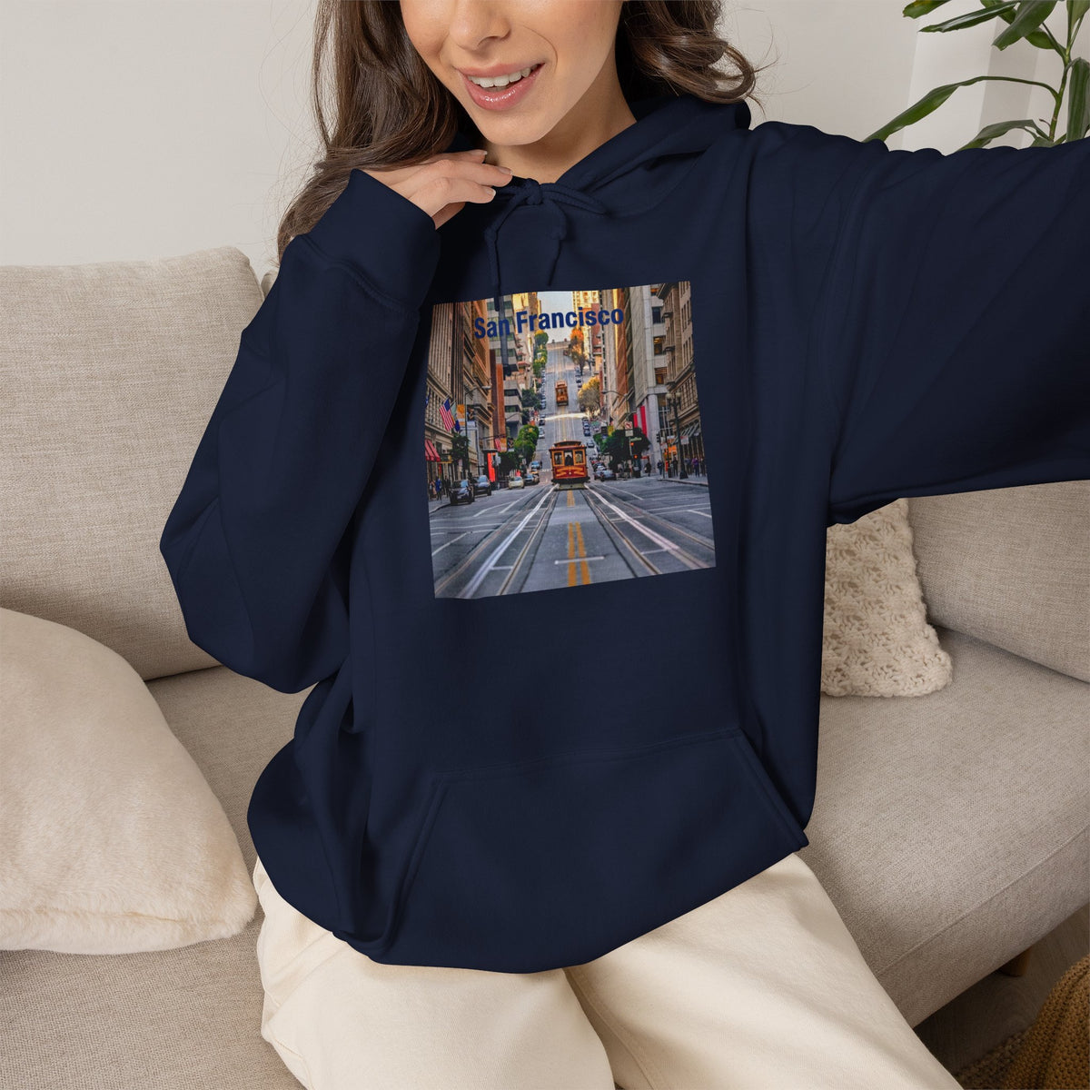 Urban City Street Scene Hoodie