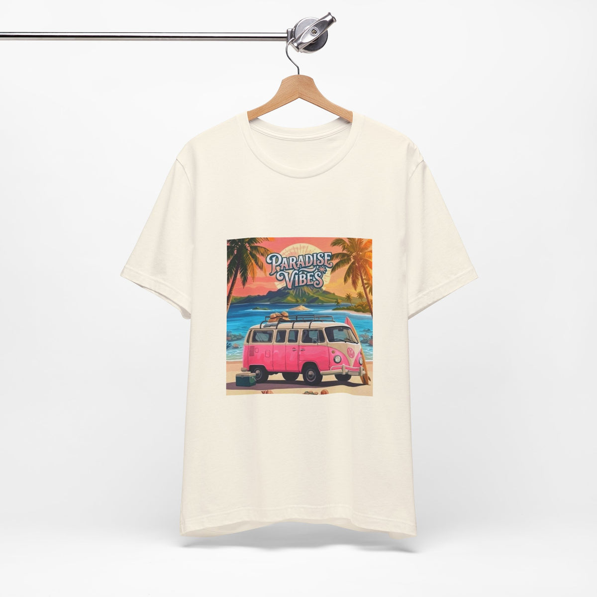 Paradise Vibes Beach Van T-Shirt