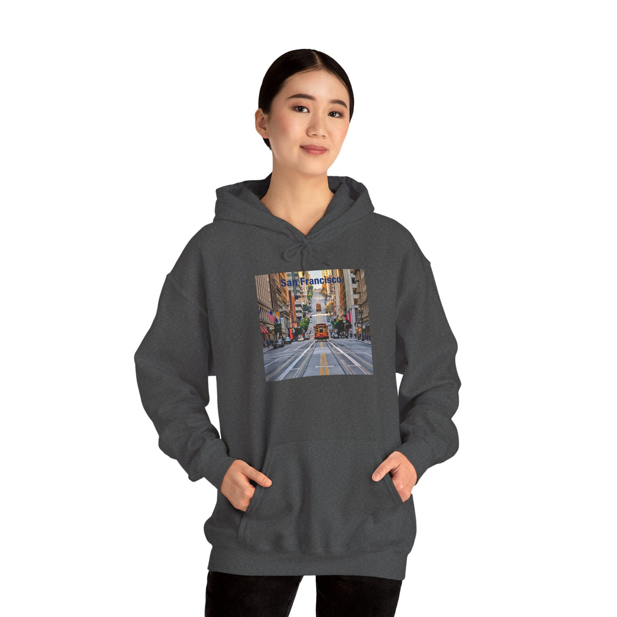 Urban City Street Scene Hoodie