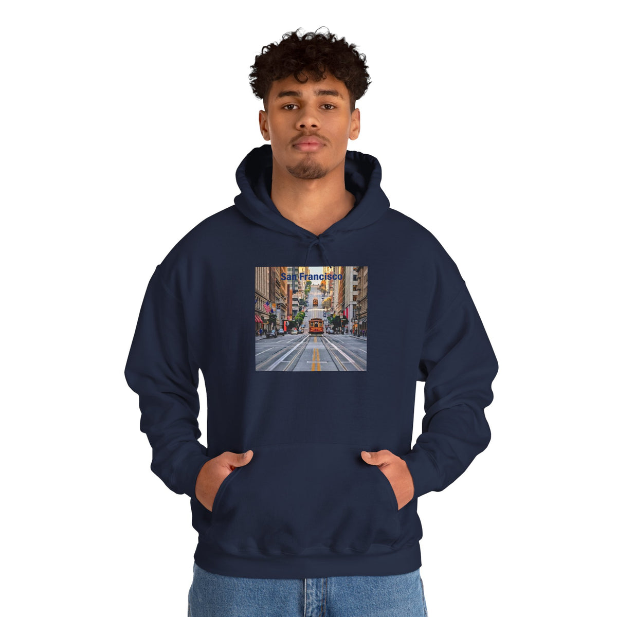 Urban City Street Scene Hoodie