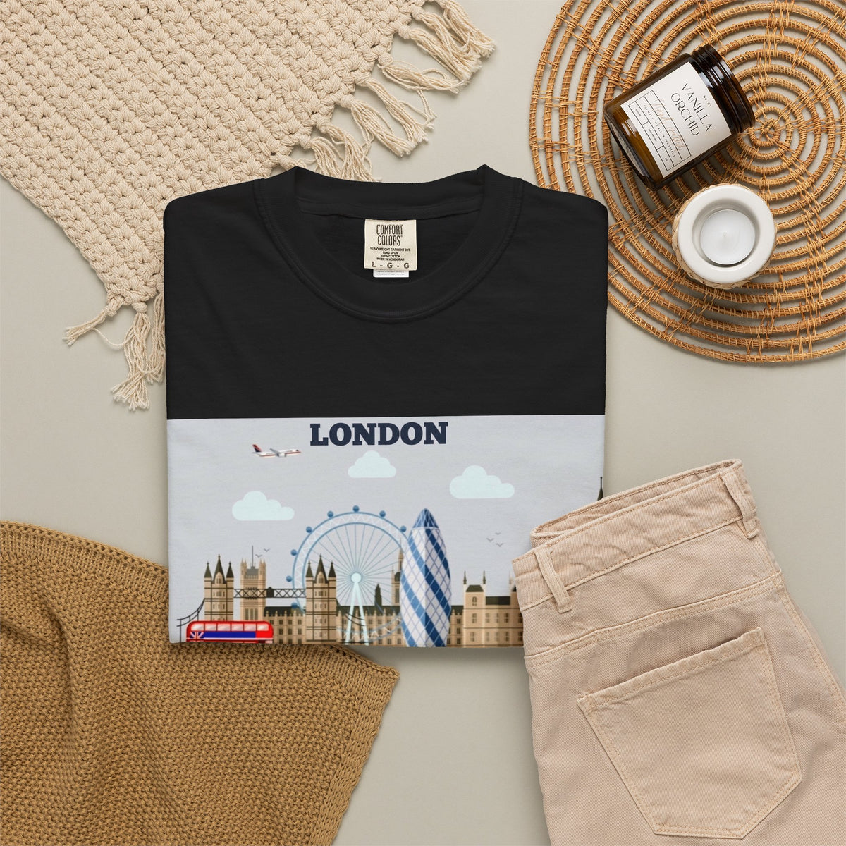 London Skyline Travel T-Shirt