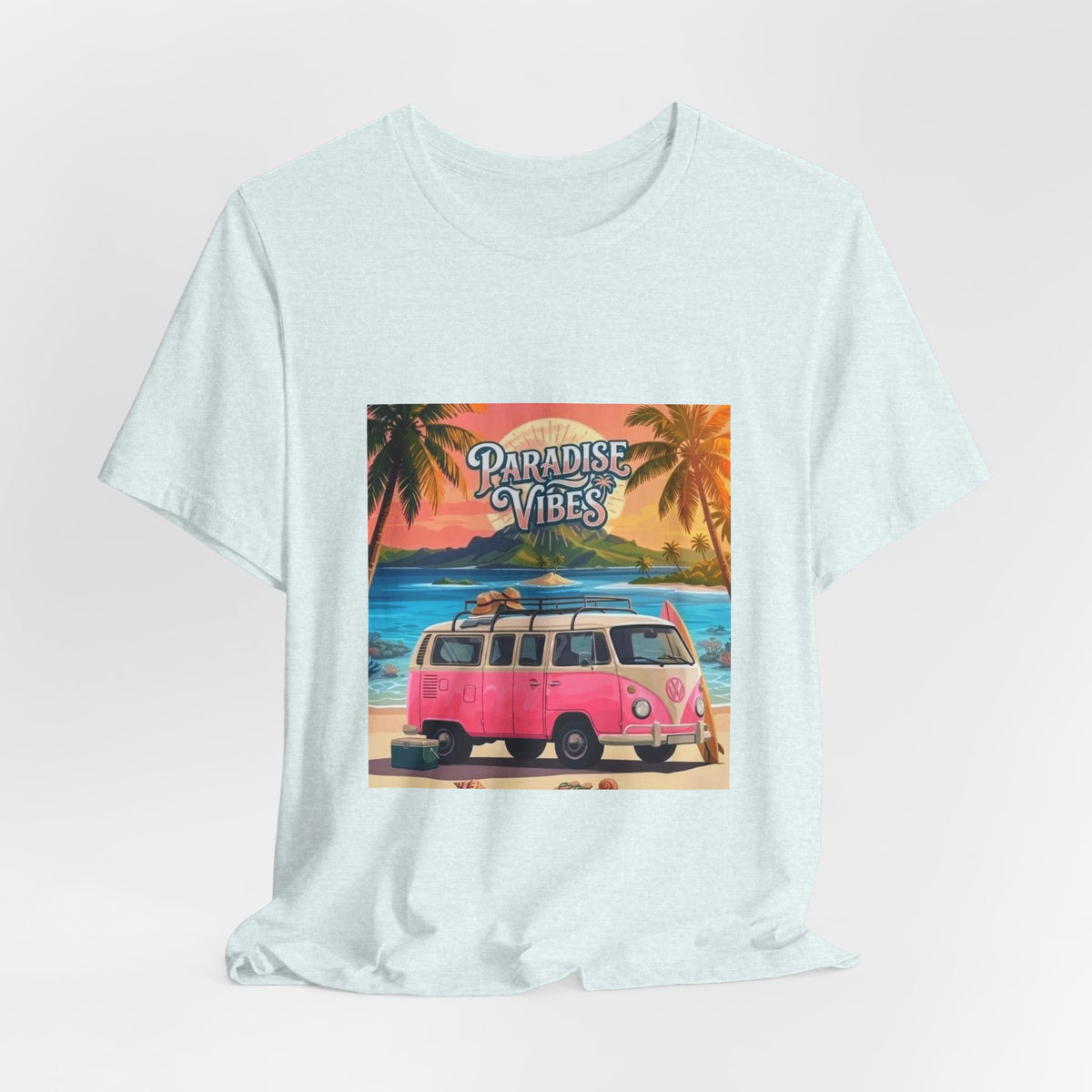 Paradise Vibes Beach Van T-Shirt