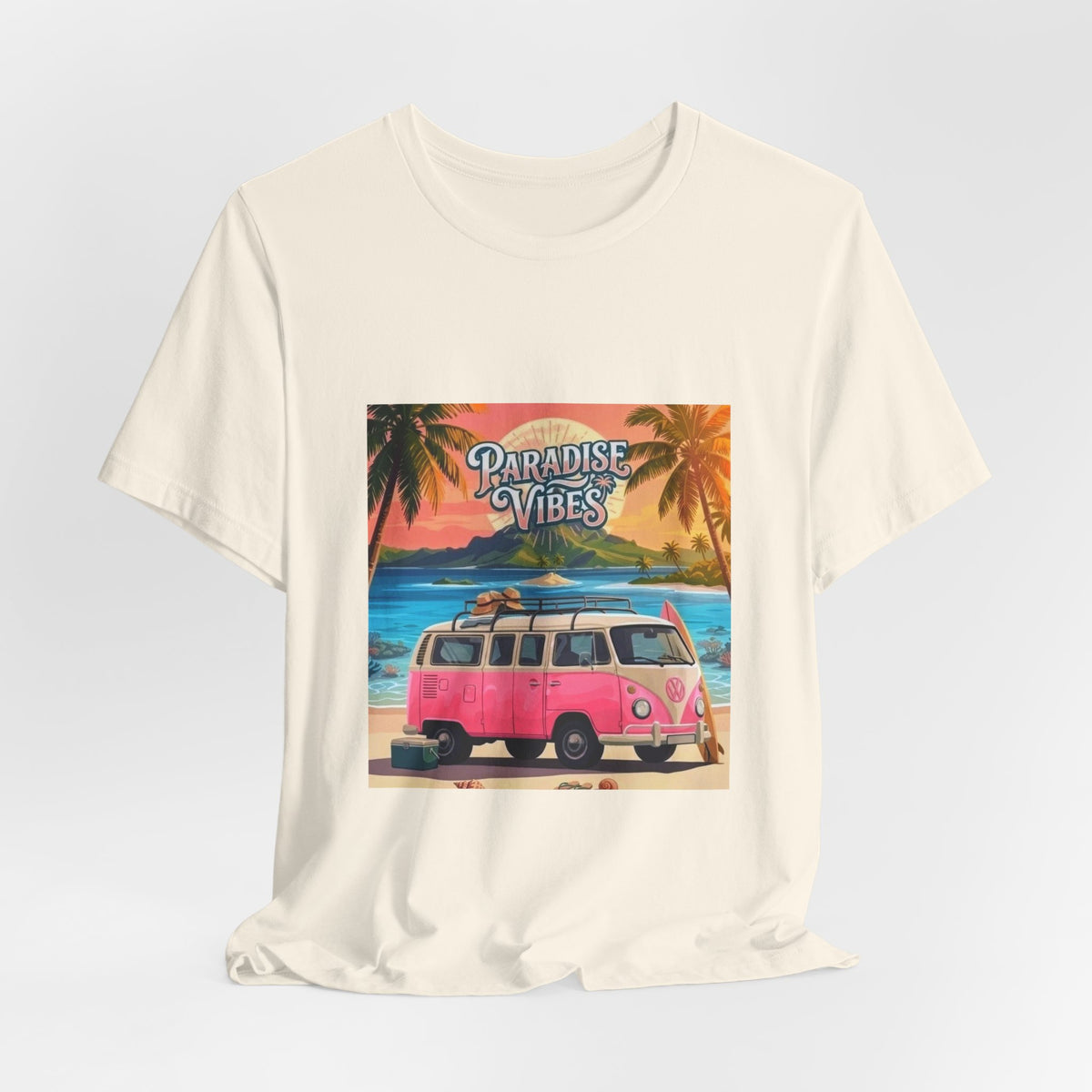 Paradise Vibes Beach Van T-Shirt