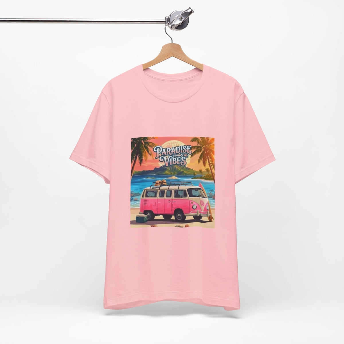 Paradise Vibes Beach Van T-Shirt