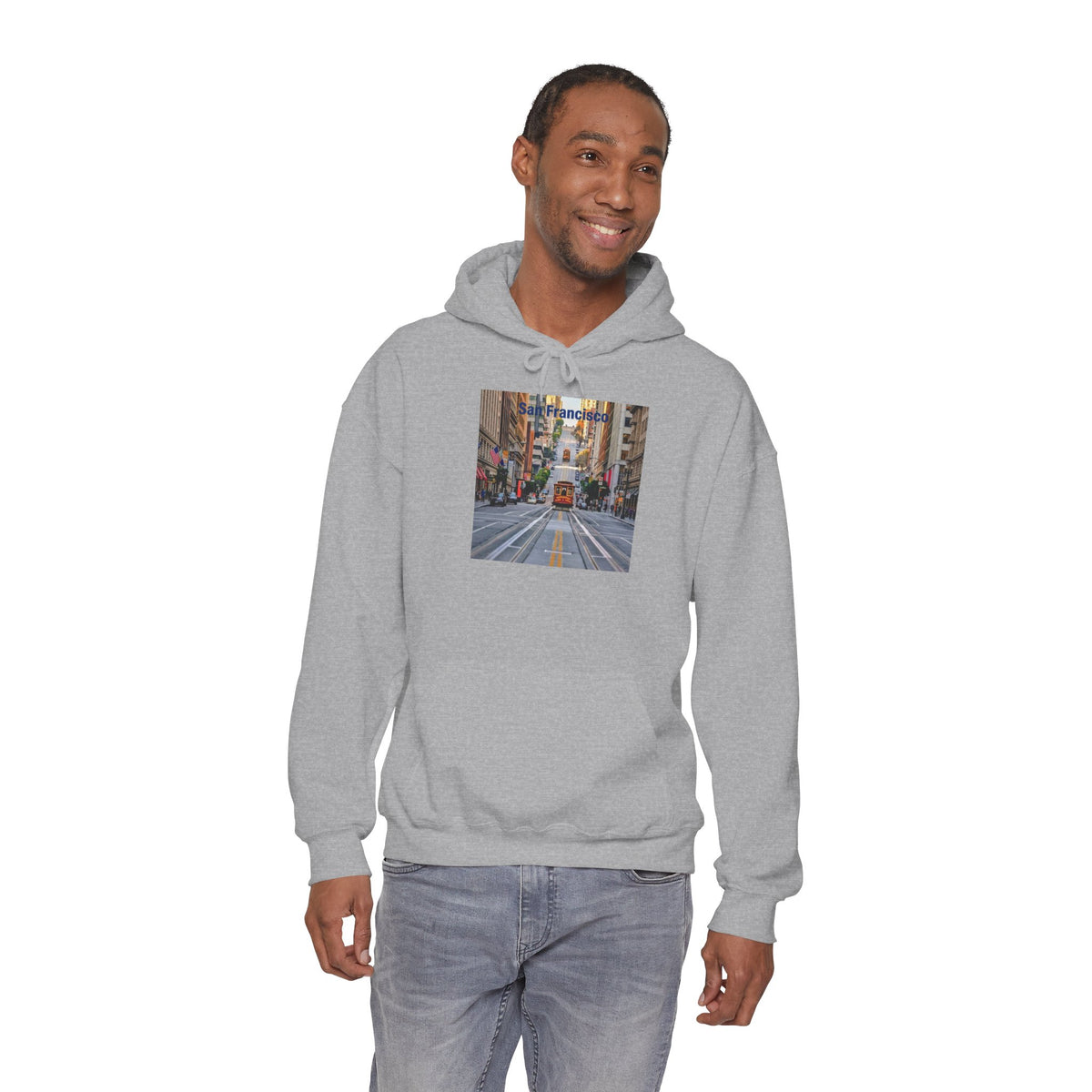 Urban City Street Scene Hoodie